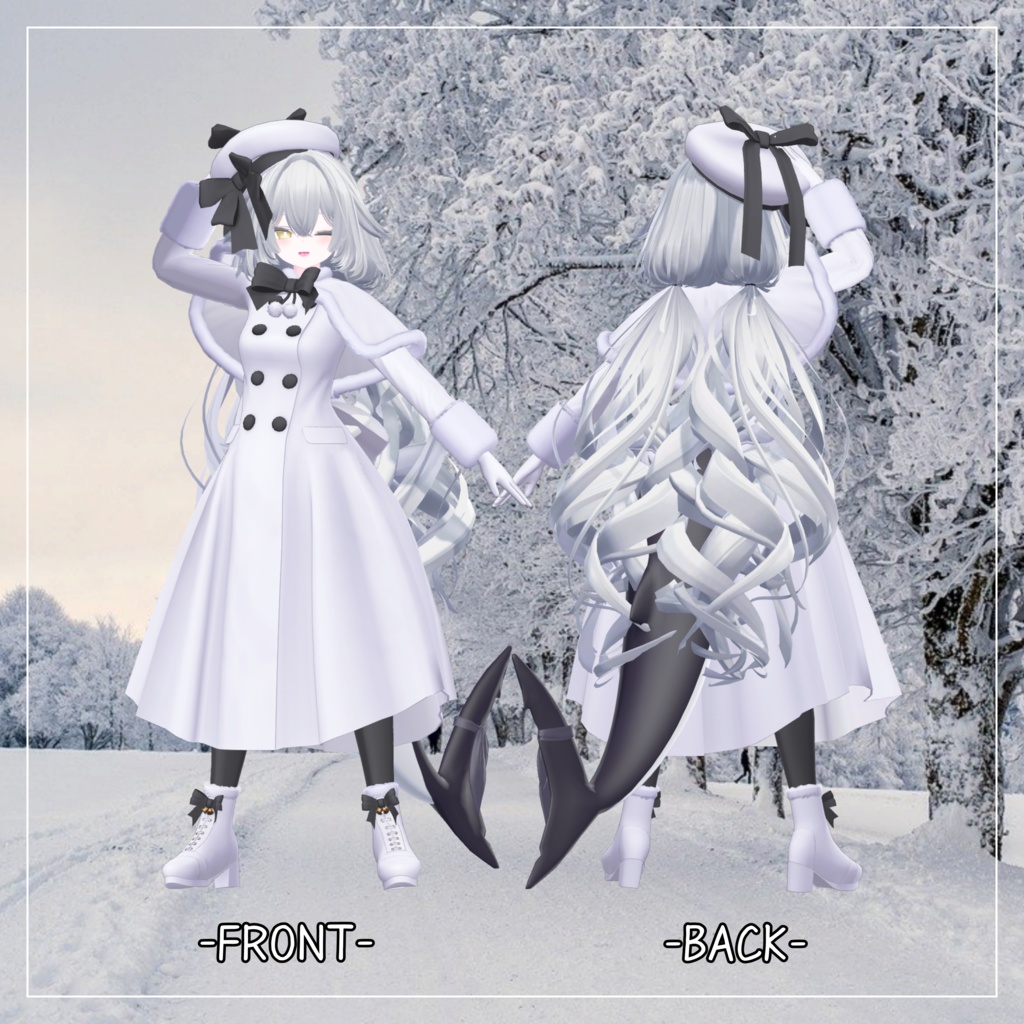 ルルネ&瑞希対応衣装【Caped Coat】