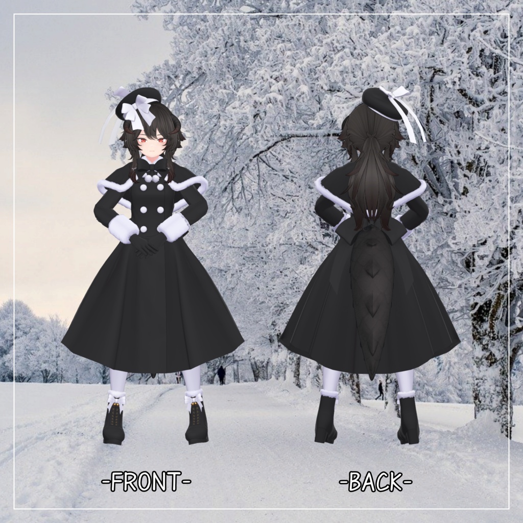 リーサルフリート対応衣装【Caped Coat】