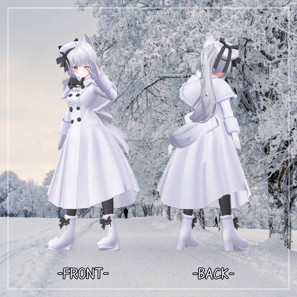 シアン対応衣装【Caped Coat】