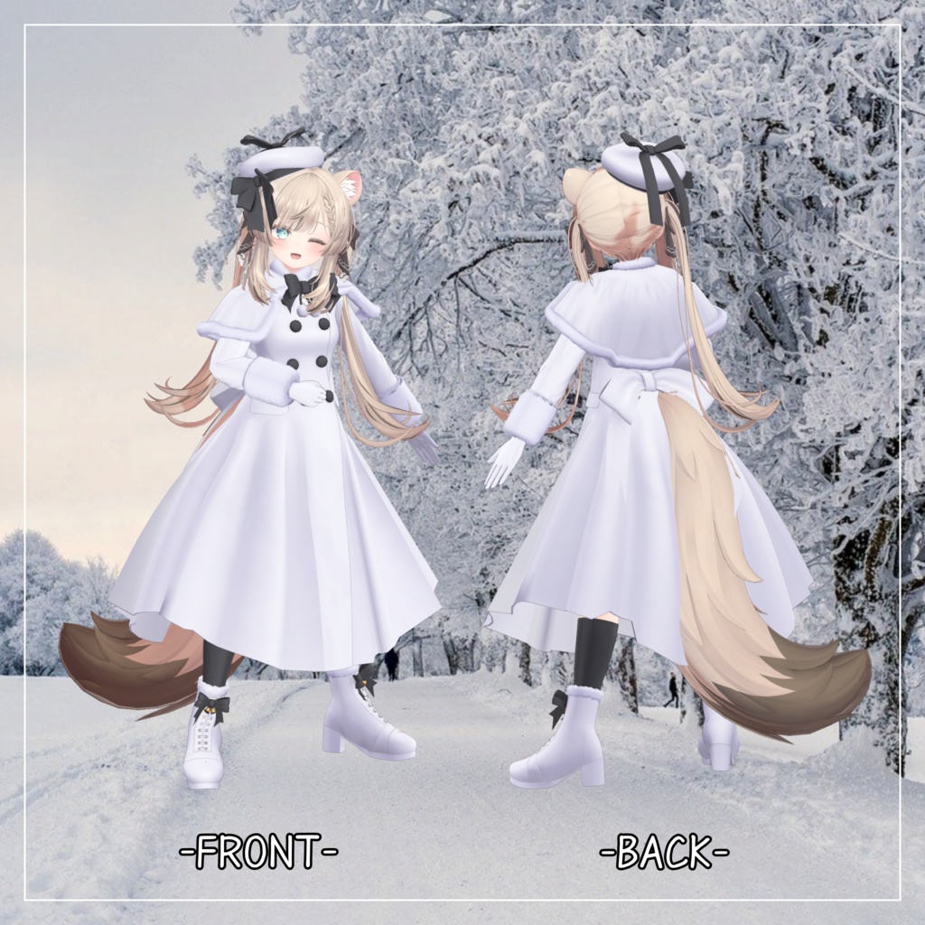 マヌカ対応衣装【Caped Coat】