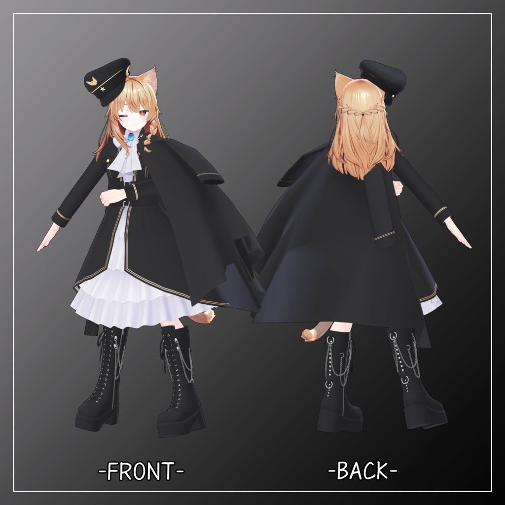 しなの対応衣装【Military Lolita Pelisse】