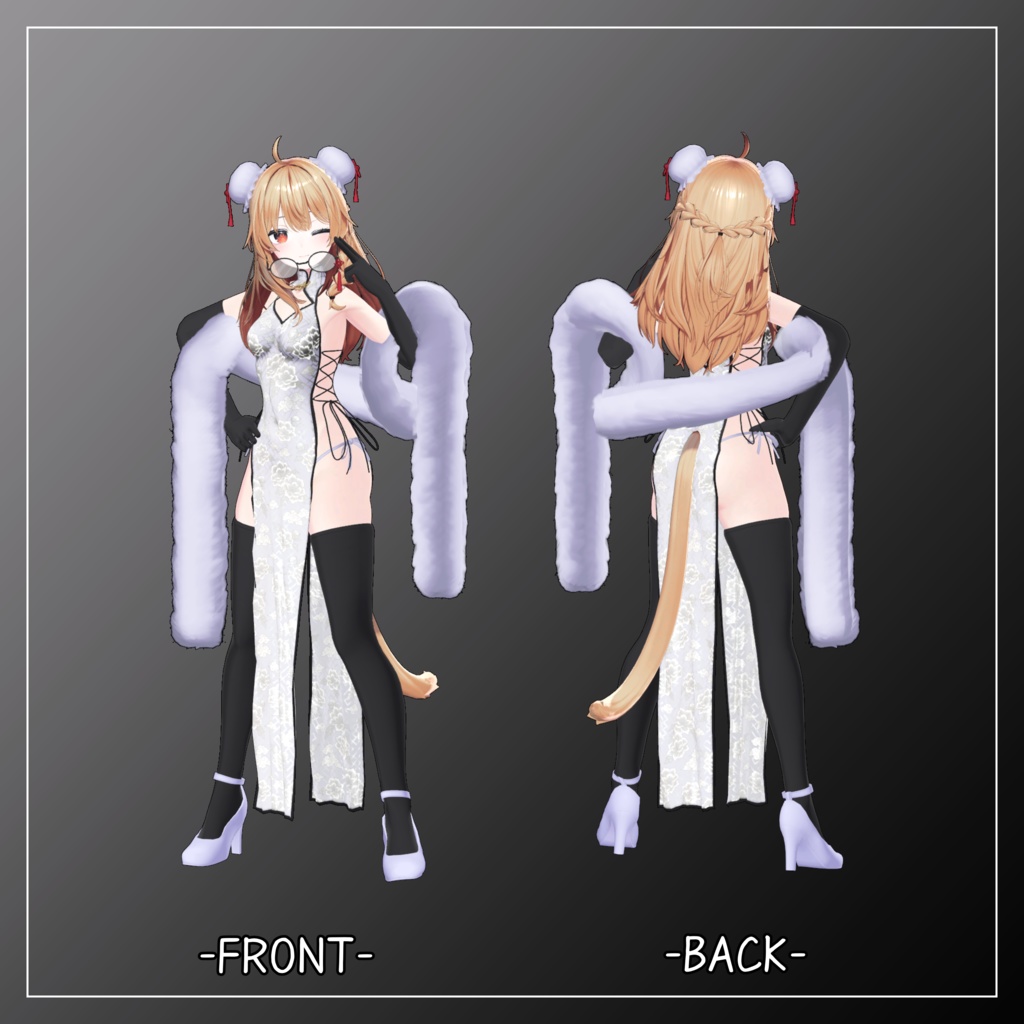 しなの対応衣装【Chinese dress and Jacket】