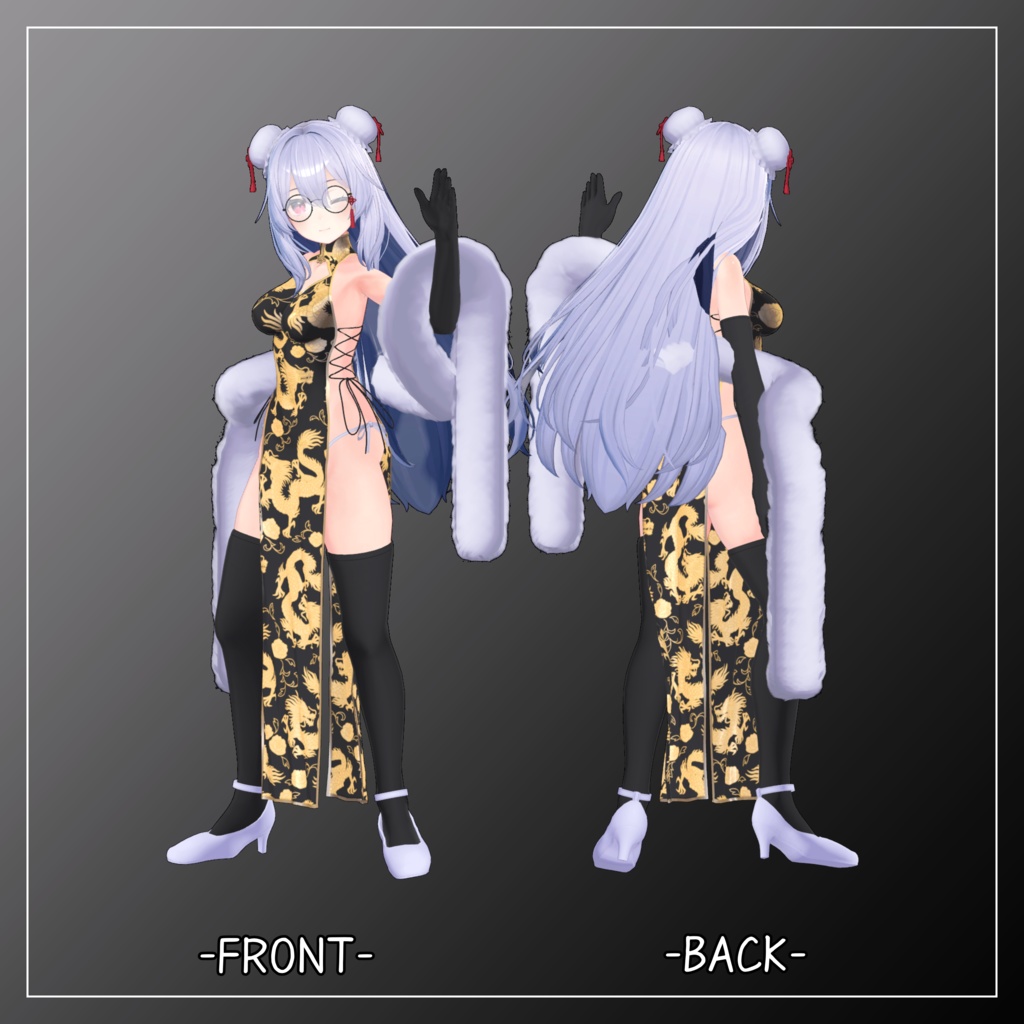 桔梗対応衣装【Chinese dress and Jacket】