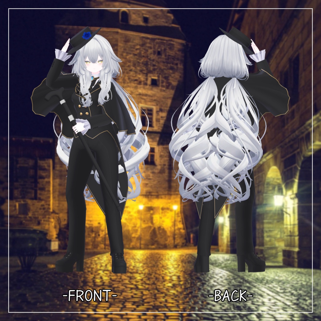 ルルネ&瑞希対応衣装【皇子ロリータ ロングパンツ】