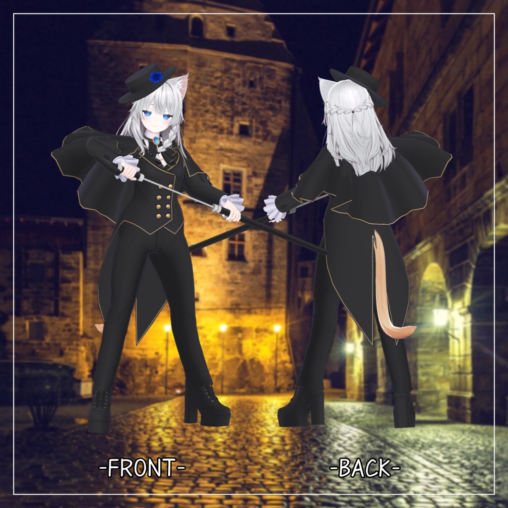 しなの対応衣装【皇子ロリータ ロングパンツ】