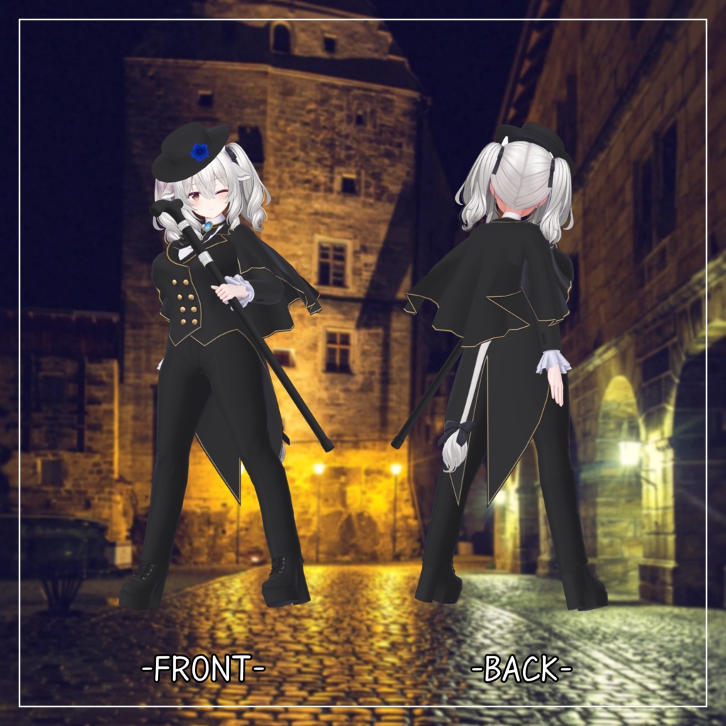 ミルティナ対応衣装【皇子ロリータ ロングパンツ】