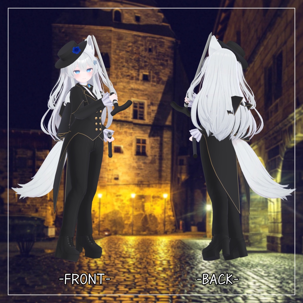 ライム&シフォン&ショコラ対応衣装【皇子ロリータ ロングパンツ】