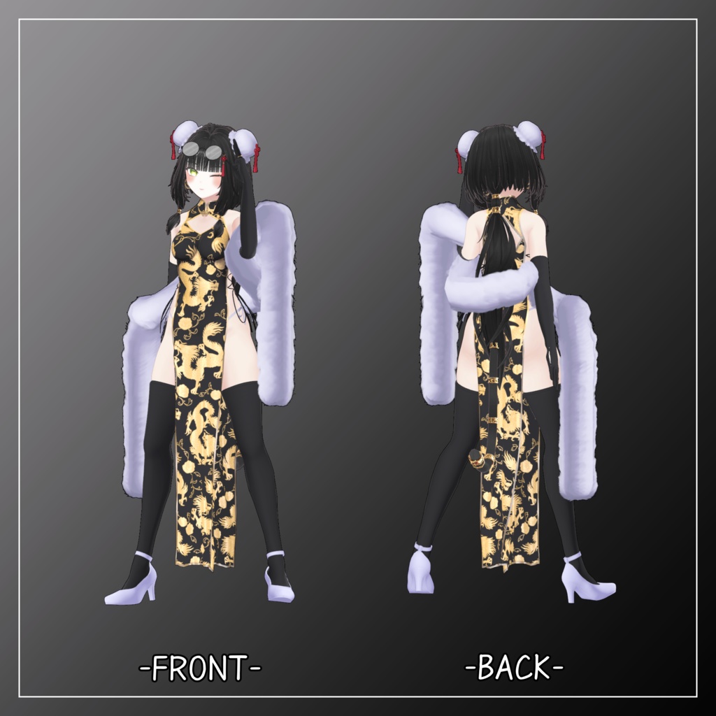 キシャ対応衣装【Chinese dress and Jacket】