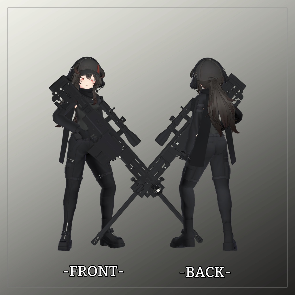 リーサルフリート&デルタフレア対応衣装【Short jacket and Long pants】