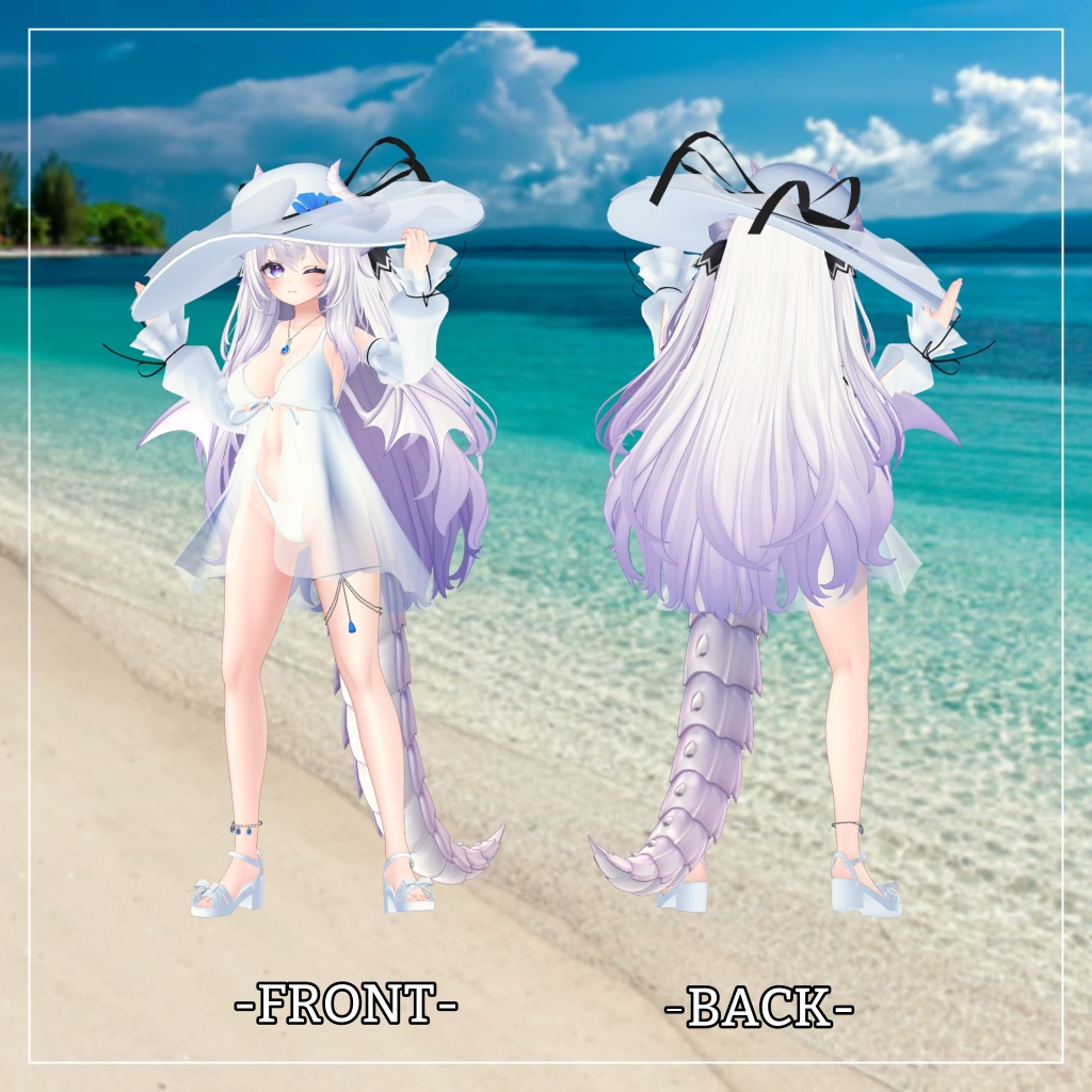 愛莉対応衣装【Sleeve and One Piece Swimsuit】