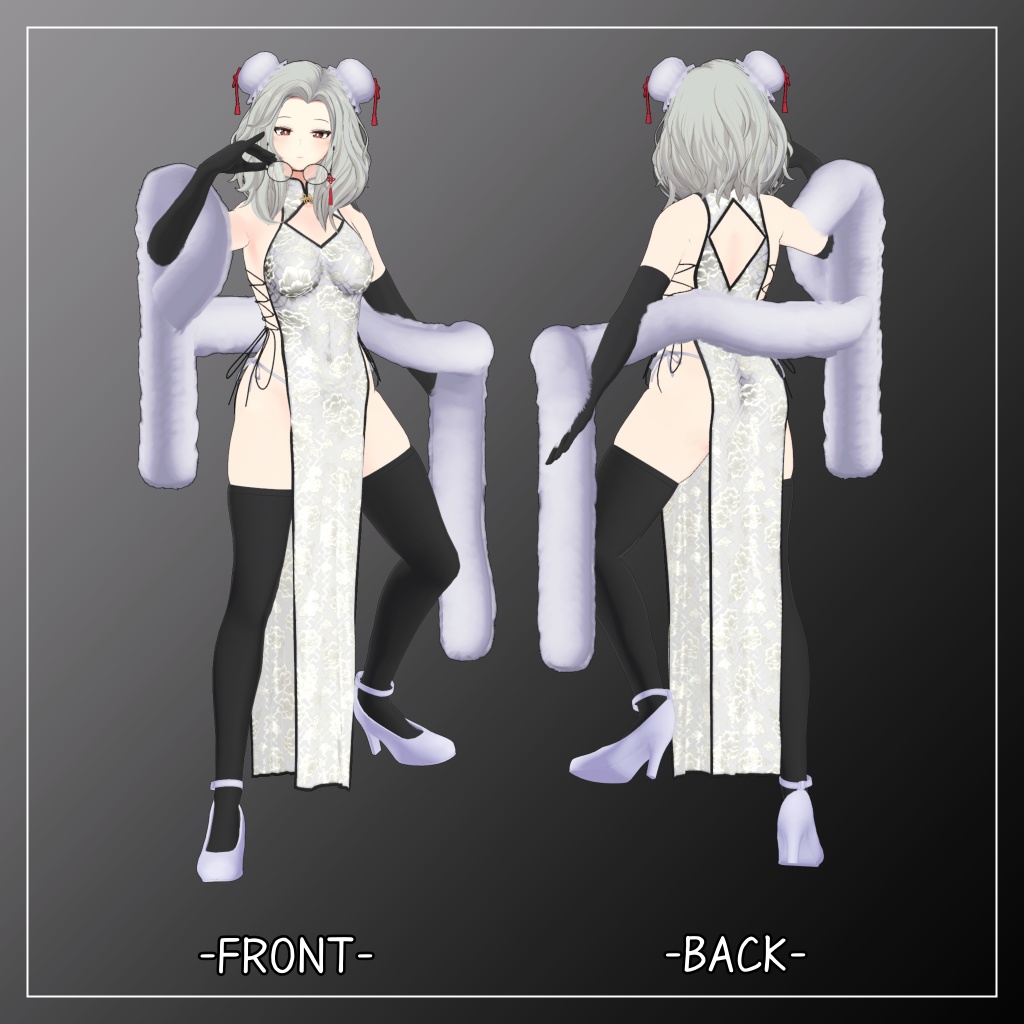 センティッドV2対応衣装【Chinese dress and Jacket】