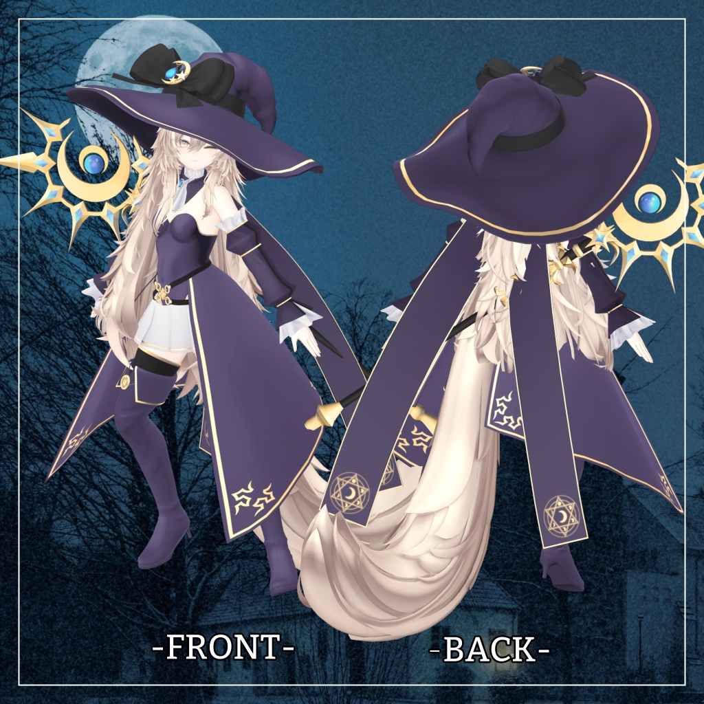 真央&りりか対応衣装【ウィッチ衣装】