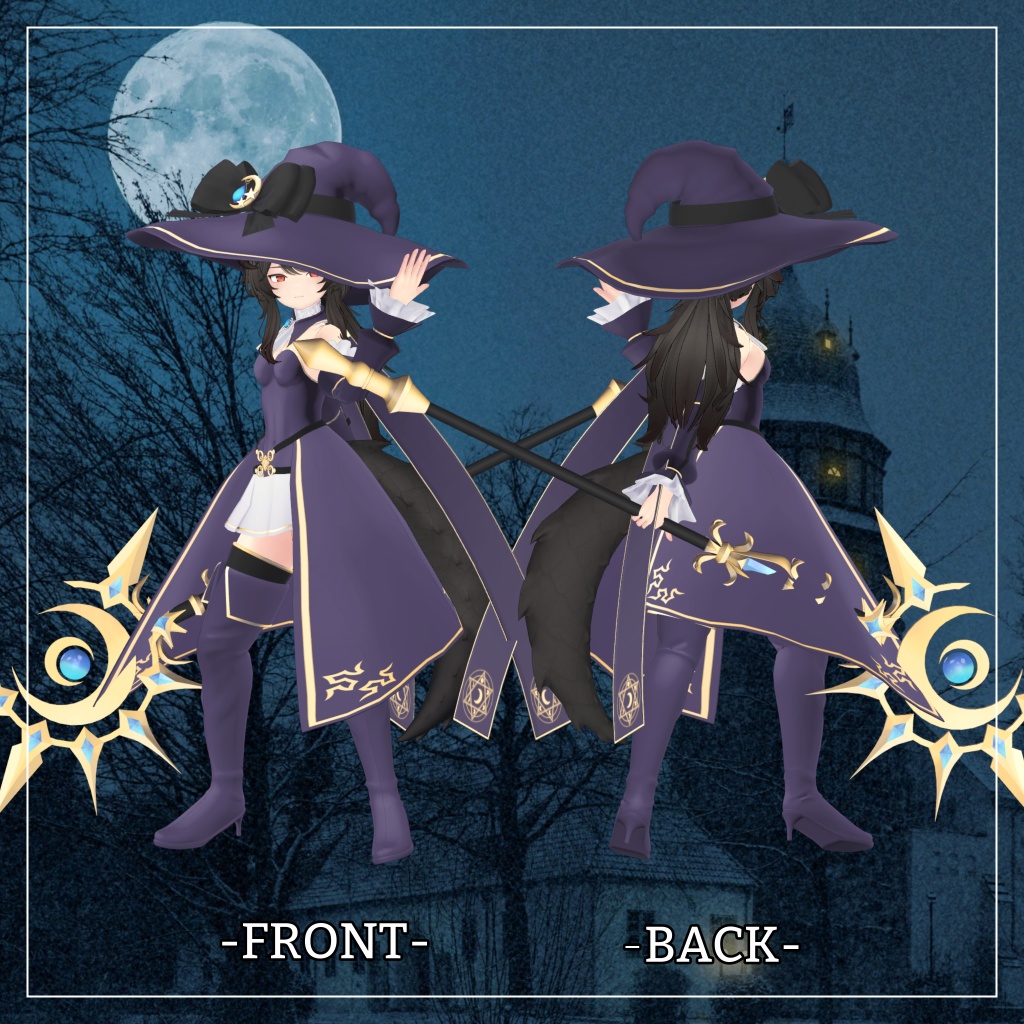 リーサルフリート&デルタフレア対応衣装【ウィッチ衣装】