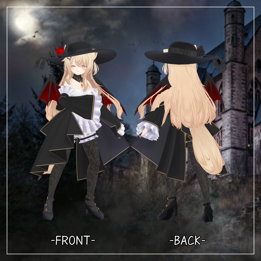 エク対応衣装【Vampire Gothic Lolita】