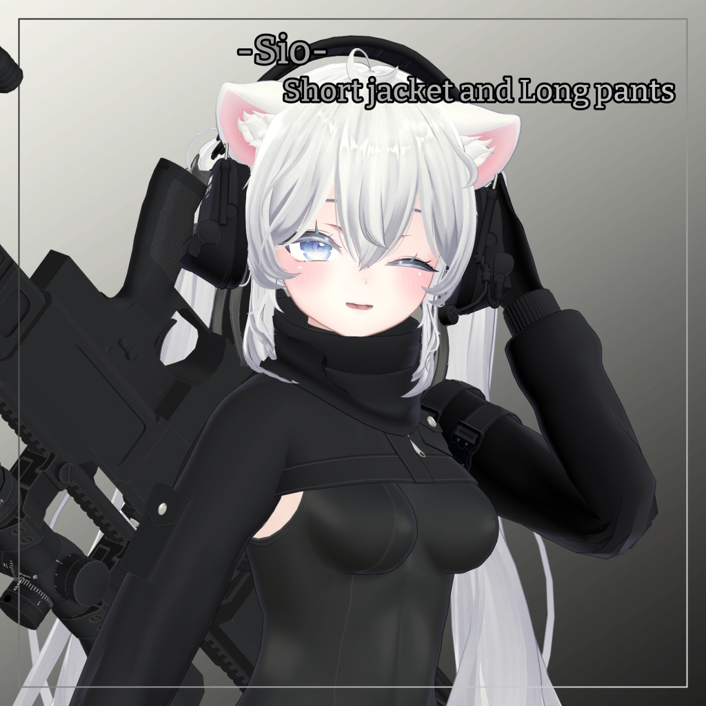 Sio対応衣装【Short jacket and Long pants】