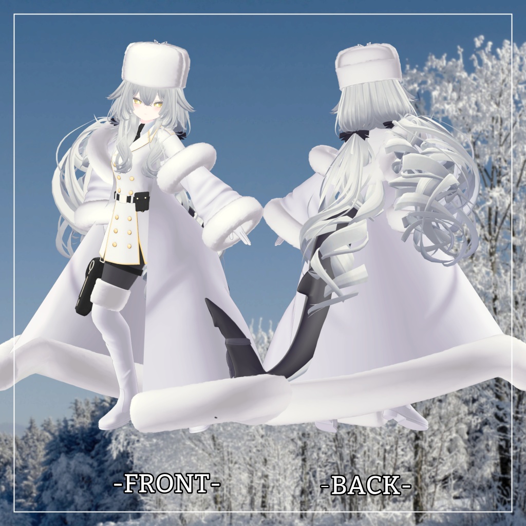 ルルネ&瑞希対応衣装【Long coat and Short skirt】