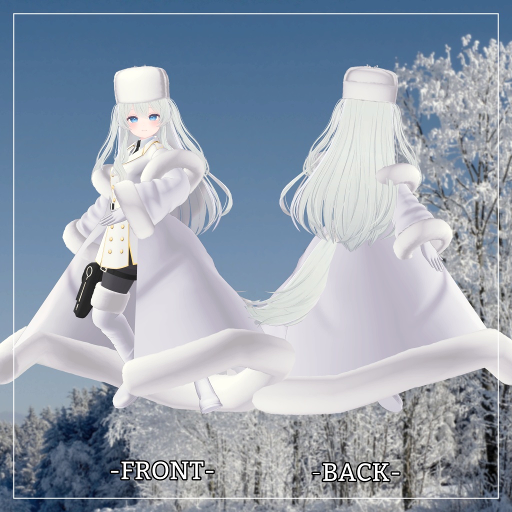 ライム&シフォン&ショコラ対応衣装【Long coat and Short skirt】