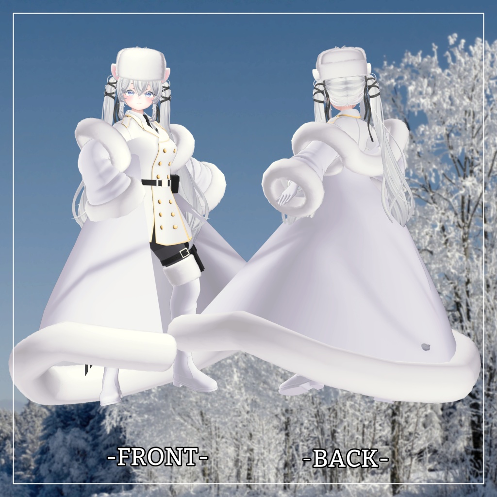 Sio対応衣装【Long coat and Short skirt】