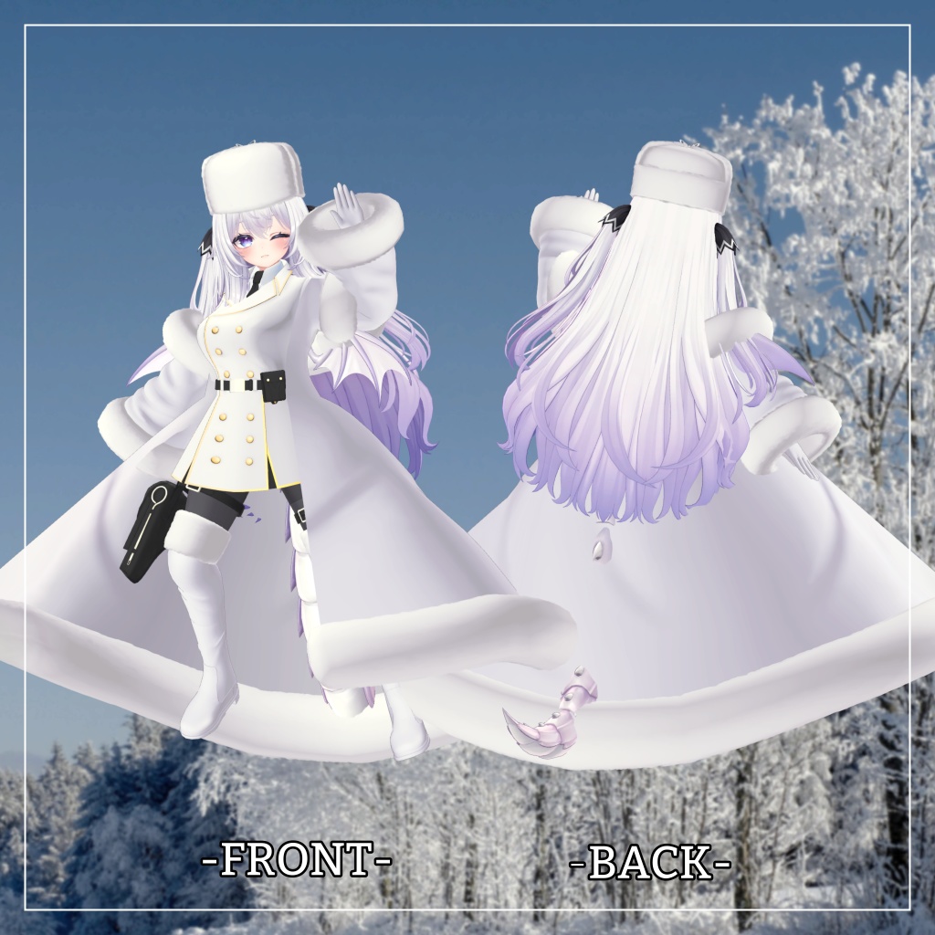 愛莉対応衣装【Long coat and Short skirt】