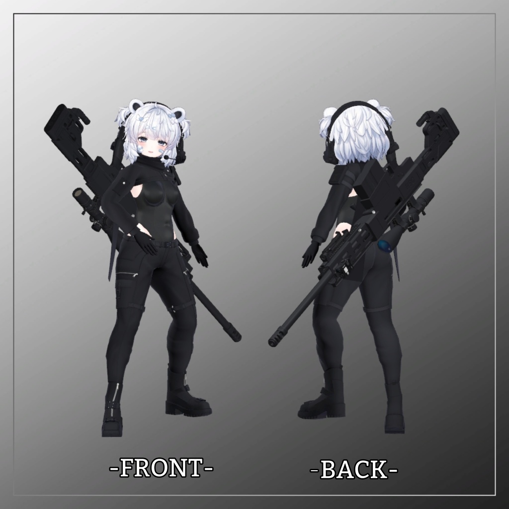 ひきくまりのクマリ対応衣装【Short jacket and Long pants】