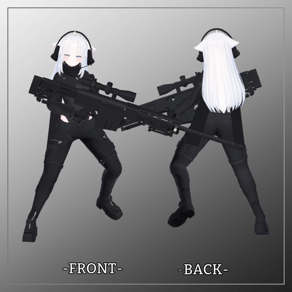 珀杏(はくあ)対応衣装【Short jacket and Long pants】