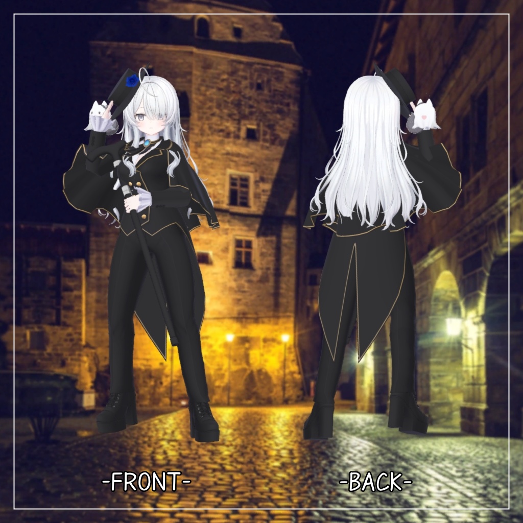 ウェンディ対応衣装【皇子ロリータ ロングパンツ】