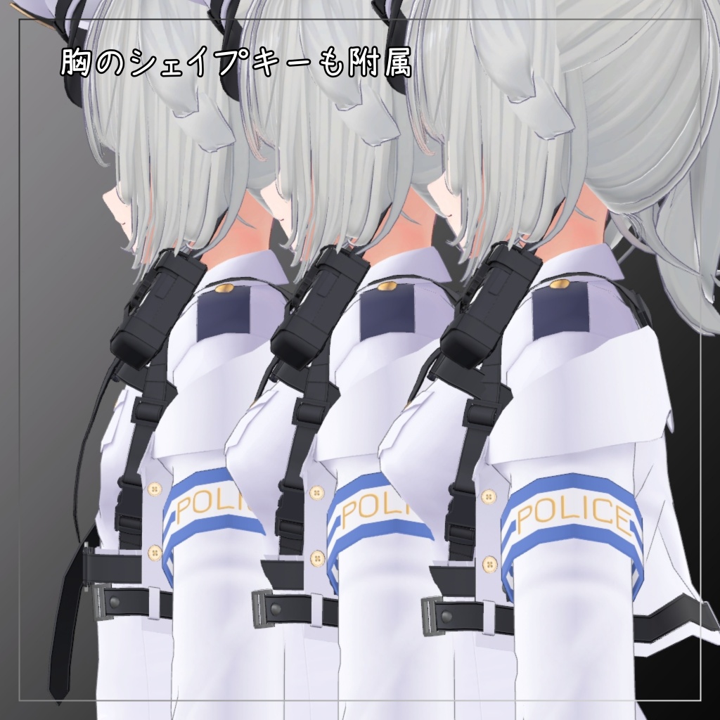 スノーハヴォック&リーサルフリート&デルタフレア対応衣装【Police】