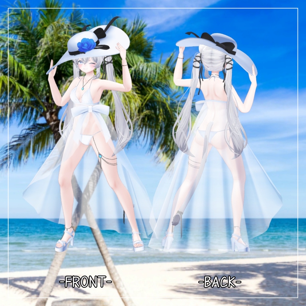 Sio対応衣装【Pareo Swimwear】