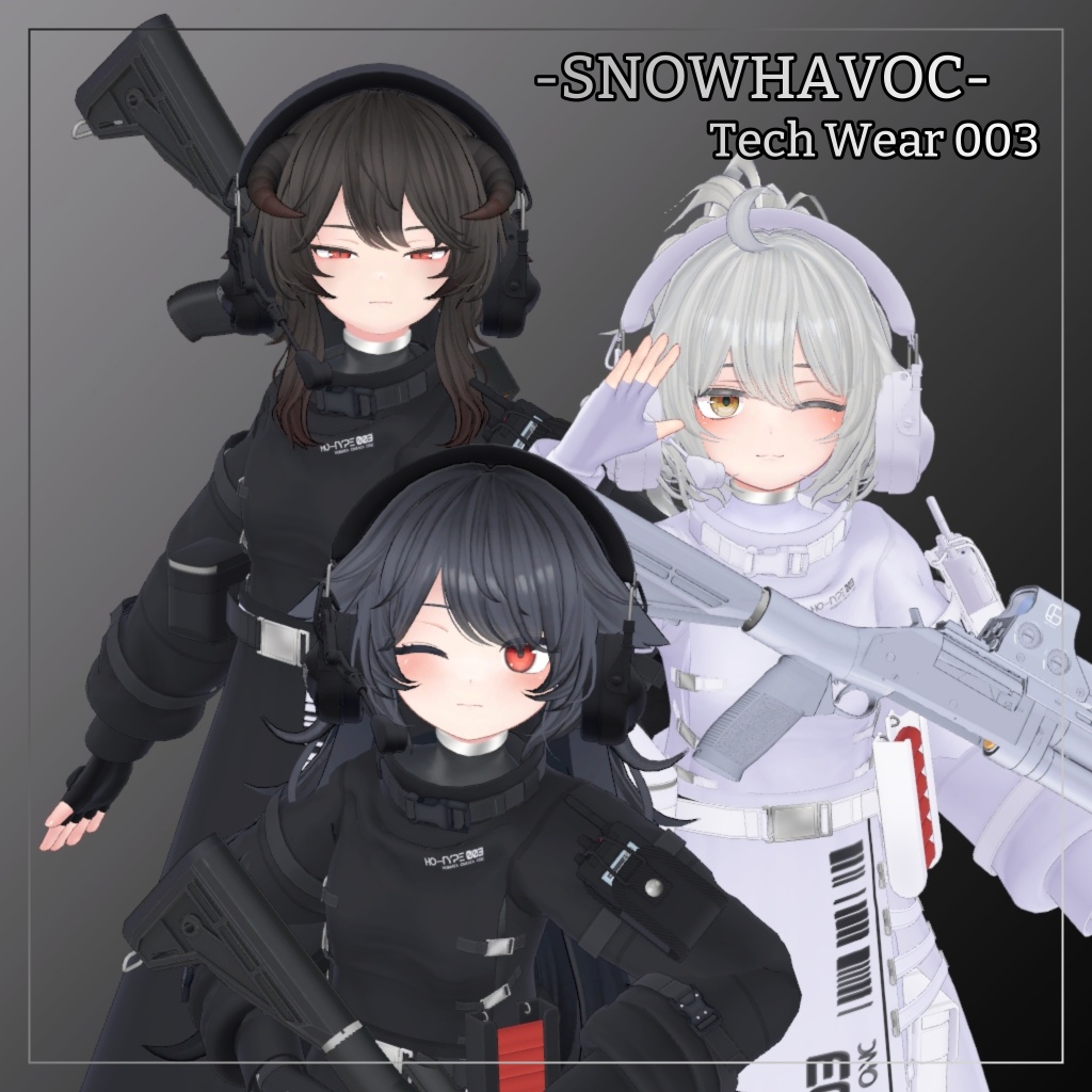 スノーハヴォック&リーサルフリート&デルタフレア対応衣装【Tech Wear 003】