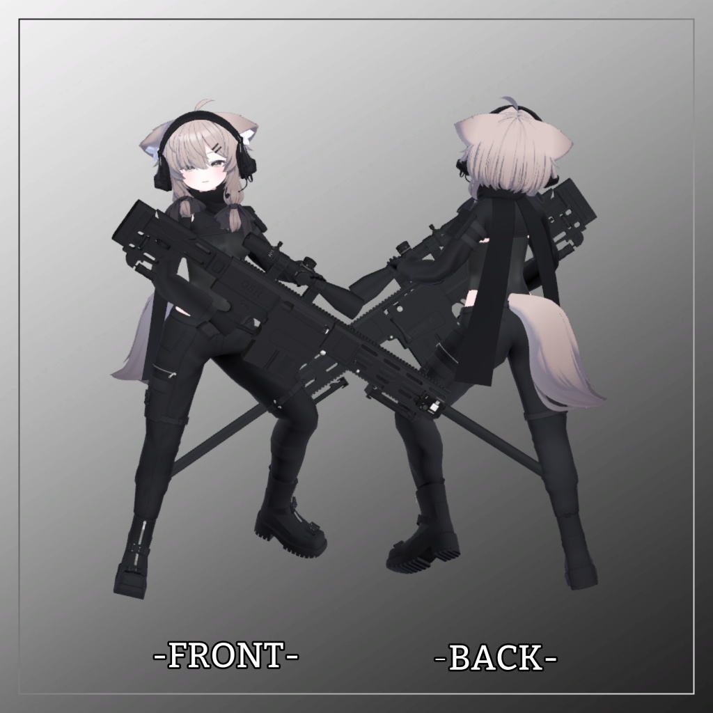 シアン&真冬対応衣装【Short jacket and Long pants】