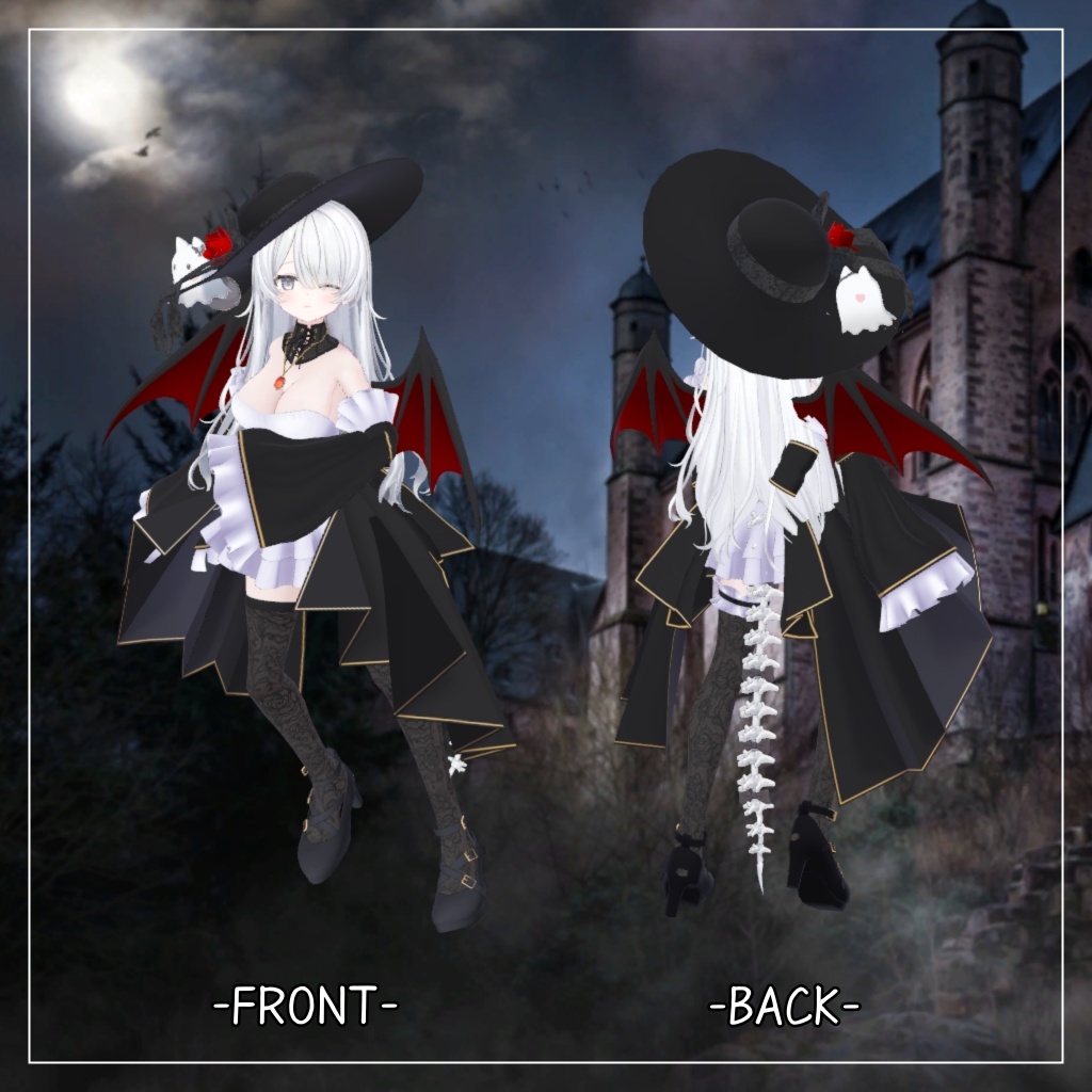 ウェンディ対応衣装【Vampire Gothic Lolita】