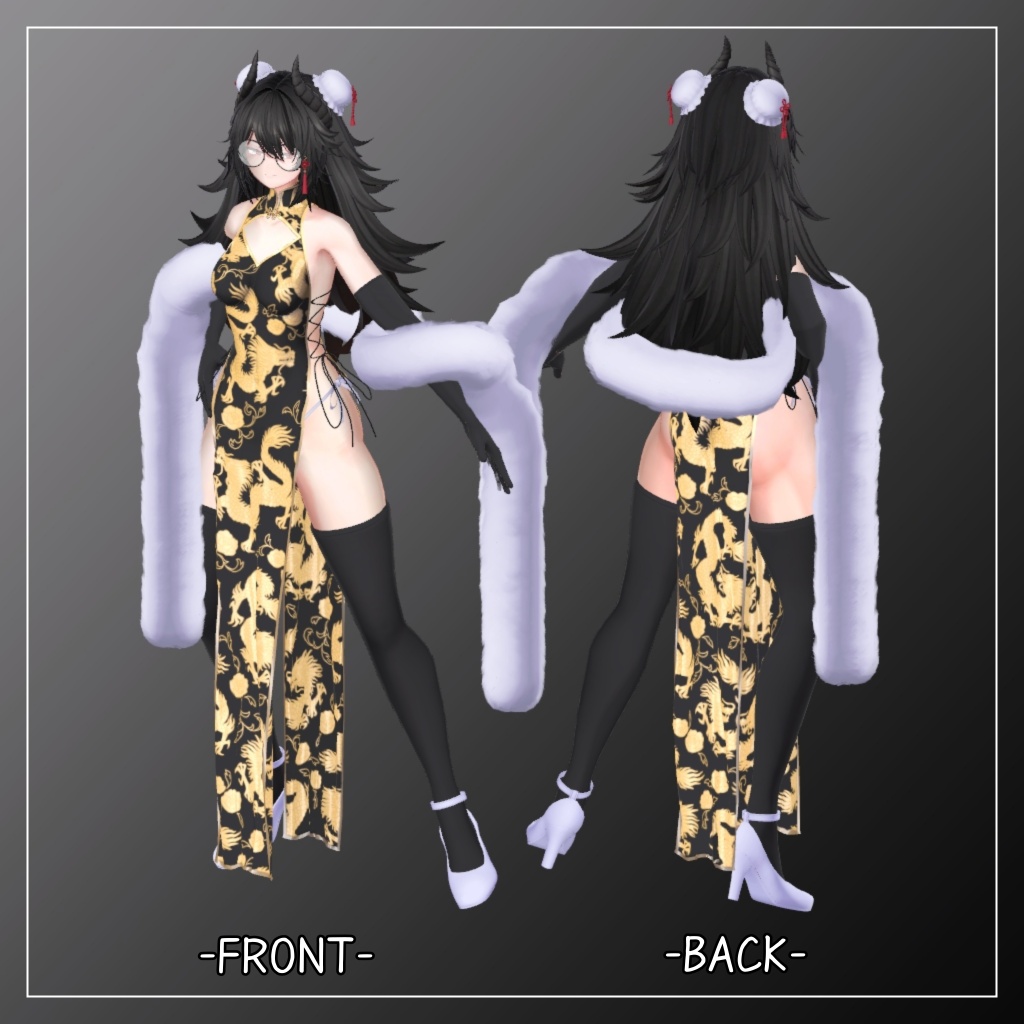 プレカーザ対応衣装【Chinese dress and Jacket】