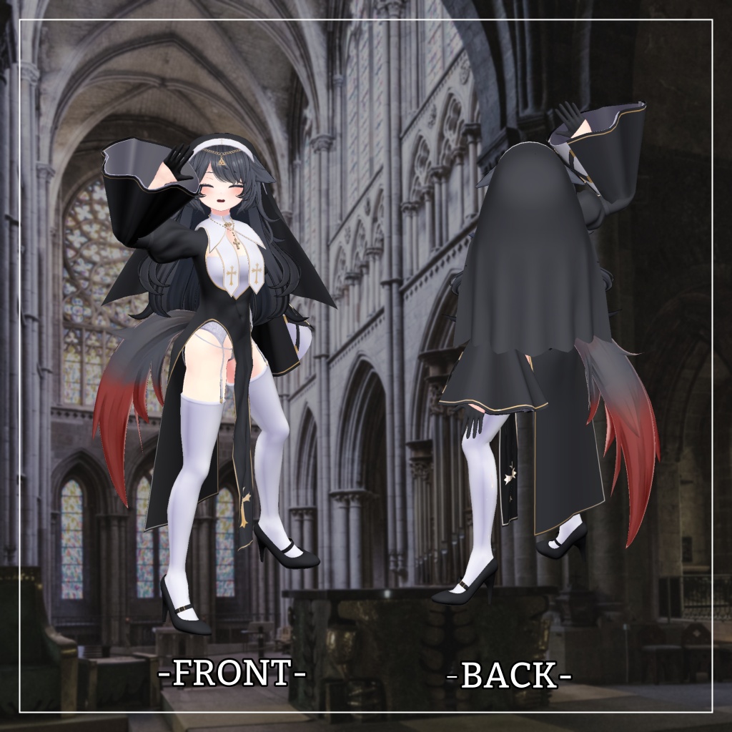 スノーハヴォック&リーサルフリート&デルタフレア対応衣装【Slit Sister】