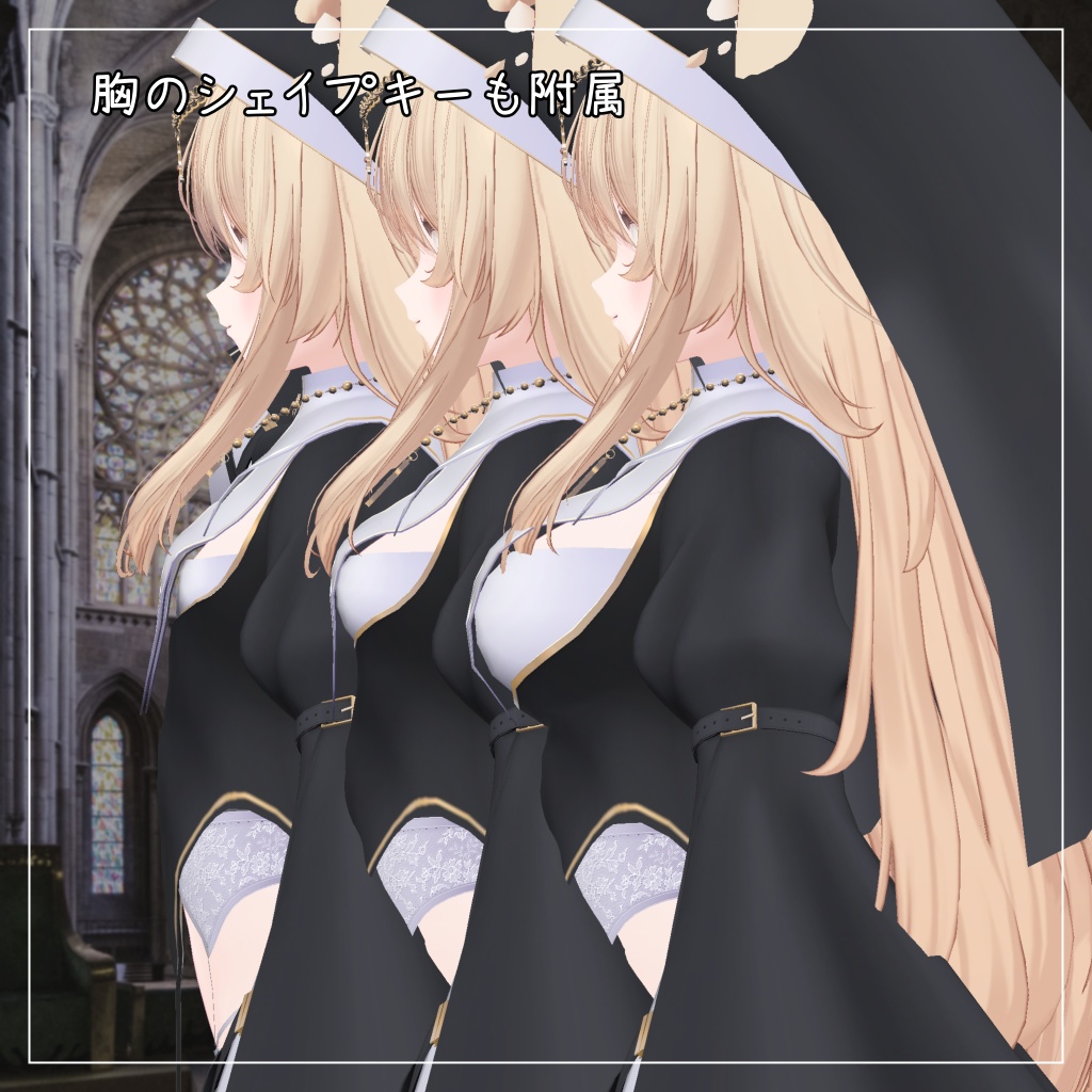 エク&ミルフィ対応衣装【Slit Sister】