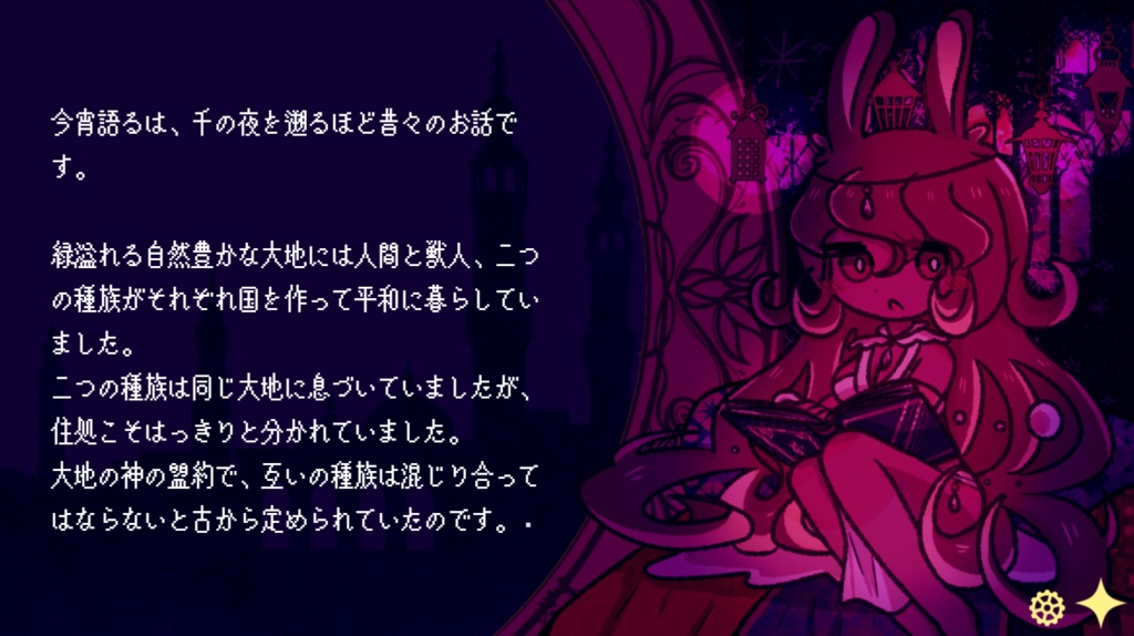 【フリーゲーム】獣亡き夜のオリにて