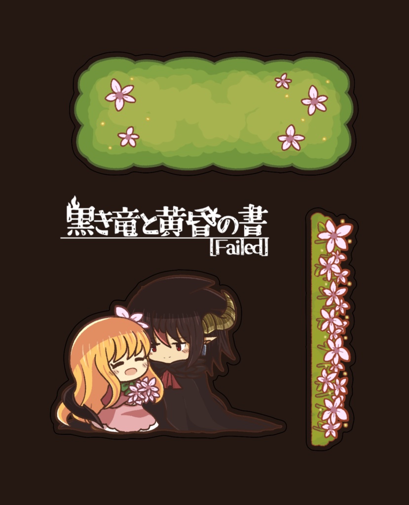 クロイツ＆ルーナのフレーム付きアクリルスタンド