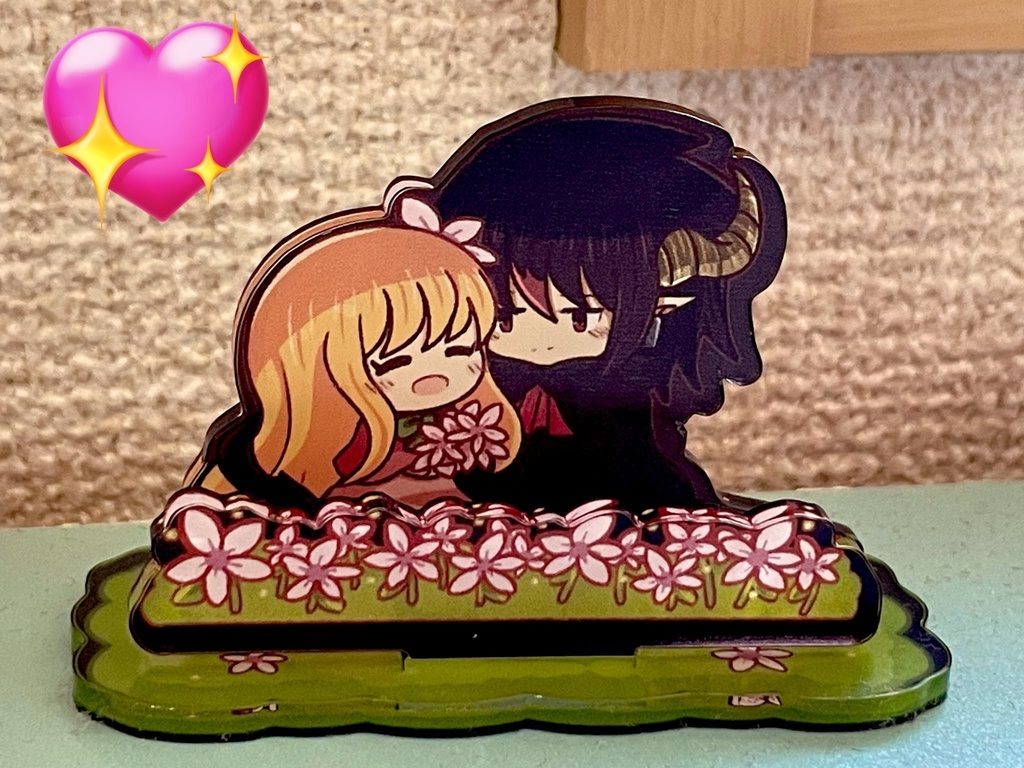 クロイツ&ルーナのフレーム付きアクリルスタンド