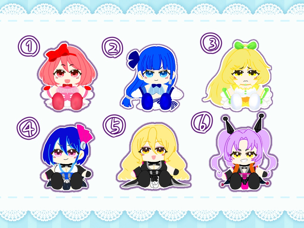 wixoss 手作りステッカー