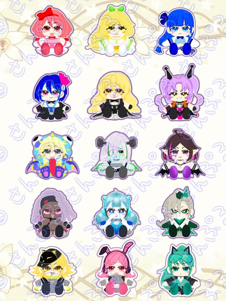 wixoss　手作りステッカー