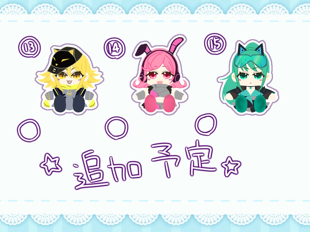 wixoss 手作りステッカー