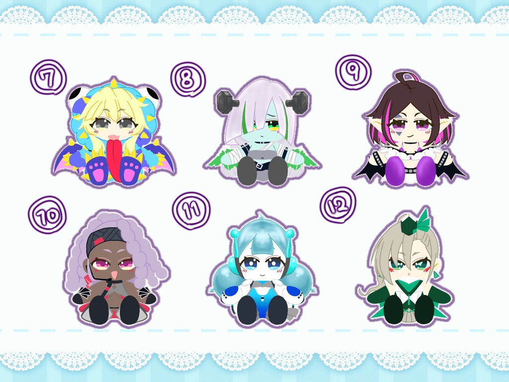 wixoss 手作りステッカー