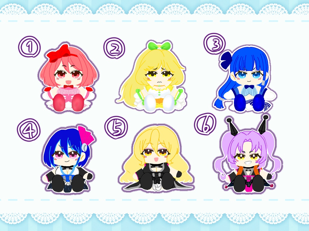 ルリグぬい風アンブレラマーカー