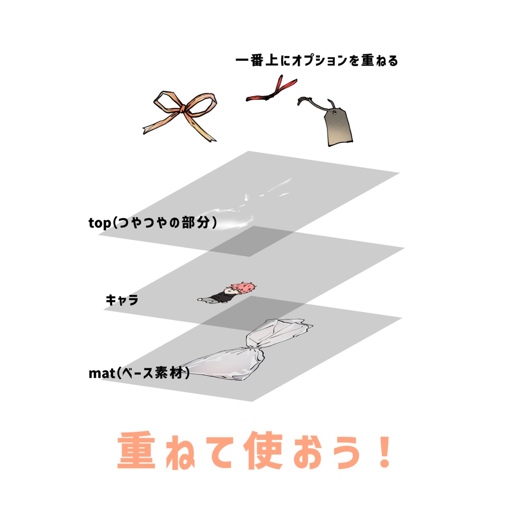 【TRPG用素材】キャラを詰める袋