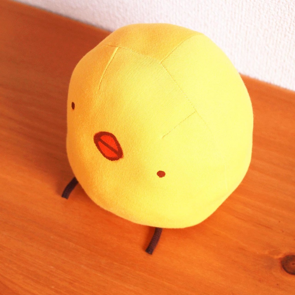 【受注生産商品】もちもちぬいぐるみ ビッグひよこさん