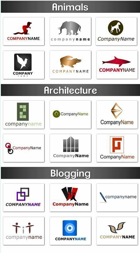 ロゴ制作用テンプレート