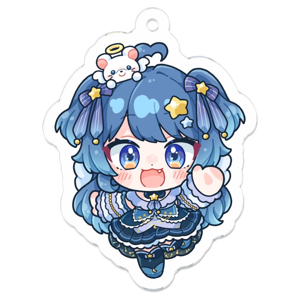 夜乃星よはて アクリルキーホルダー