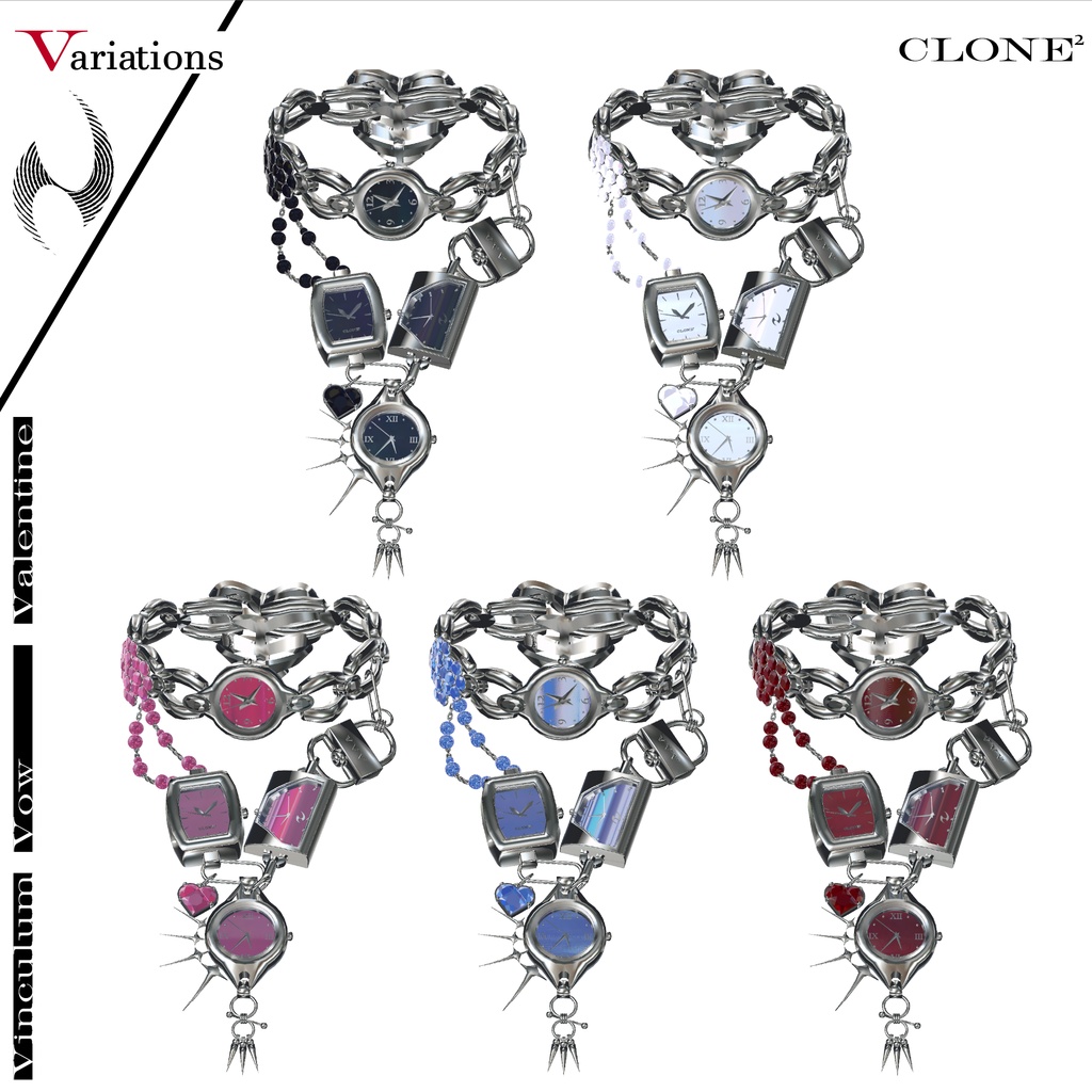 『VVV』ウォッチネックレス VinculumVowValentine #clnsq