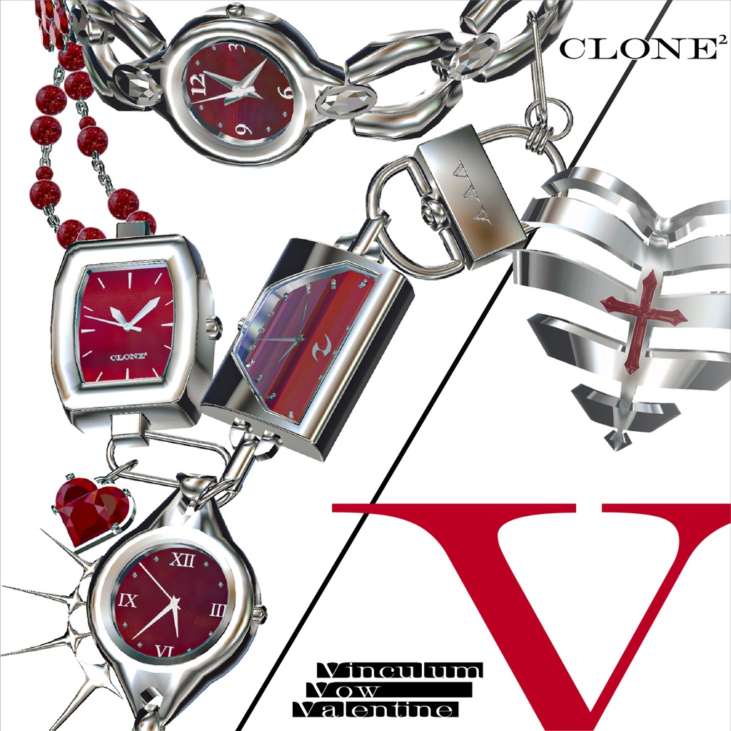 『VVV』ｳｫｯﾁﾈｯｸﾚｽ VinculumVowValentine #clnsq