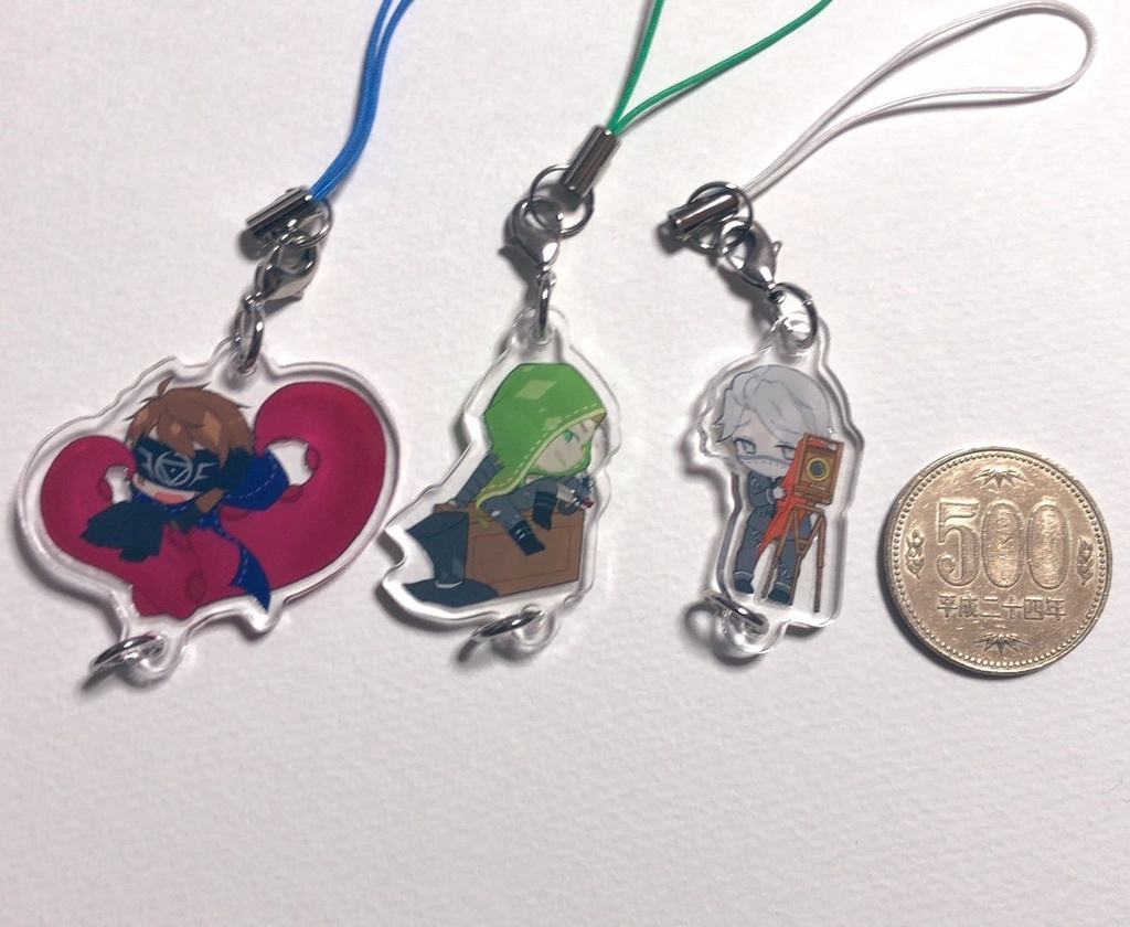 連結アクリルチャーム