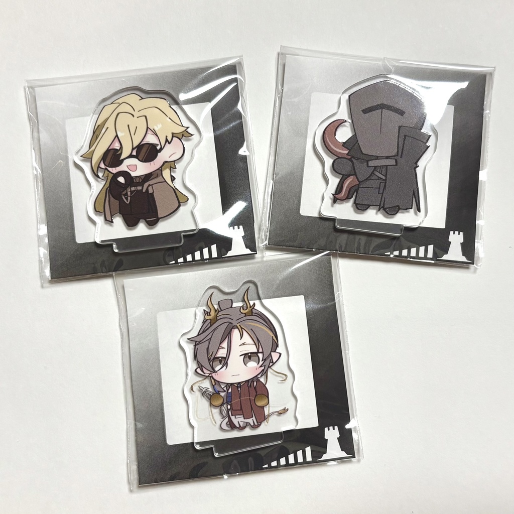 連結できるアクリルスタンド